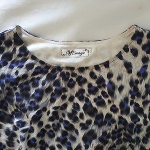 VfEmage Leopard Print Bodycon Dress